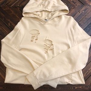 MENS SALE- Topman oversized distressed sweatshirt.